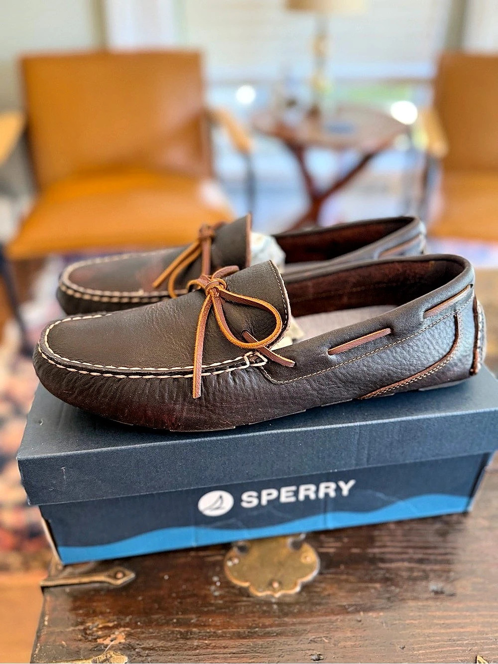 Sperry Davenport 1-eye Boat Shoes in Brown US 11.5 new